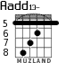 Aadd13- para guitarra - versión 5