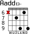 Aadd13- para guitarra - versión 6