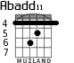 Abadd11 para guitarra - versión 1