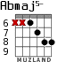 Abmaj5- para guitarra - versión 5