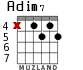 Adim7 para guitarra - versión 4