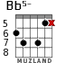 Bb5- para guitarra - versión 4