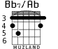 Bb7/Ab para guitarra - versión 2