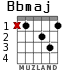 Bbmaj para guitarra - versión 2