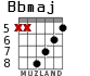 Bbmaj para guitarra - versión 4