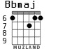 Bbmaj para guitarra - versión 6