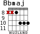 Bbmaj para guitarra - versión 7