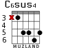C6sus4 para guitarra - versión 2