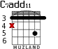 C7add11 para guitarra - versión 2