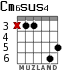 Cm6sus4 para guitarra