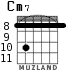 Cm7 para guitarra - versión 5