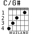 C/G# para guitarra - versión 1
