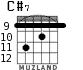 C#7 para guitarra - versión 6