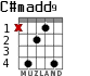 C#madd9 para guitarra - versión 3