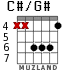 C#/G# para guitarra - versión 2