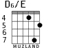 D6/E para guitarra - versión 3