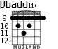 Dbadd11+ para guitarra - versión 6