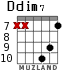 Ddim7 para guitarra - versión 5
