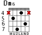 Dm6 para guitarra - versión 4
