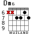 Dm6 para guitarra - versión 6