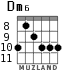 Dm6 para guitarra - versión 7