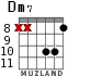 Dm7 para guitarra - versión 6