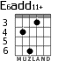 E6add11+ para guitarra - versión 1
