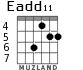 Eadd11 para guitarra - versión 6