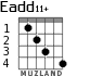 Eadd11+ para guitarra - versión 2