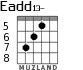 Eadd13- para guitarra - versión 5