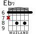 Eb7 para guitarra - versión 2