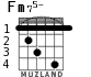 Fm75- para guitarra - versión 5