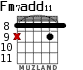 Fm7add11 para guitarra - versión 2