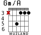 Gm/A para guitarra - versión 3