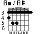 Gm/G# para guitarra - versión 1