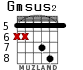 Gmsus2 para guitarra - versión 3