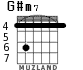 G#m7 para guitarra - versión 2