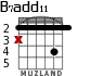 B7add11 para guitarra - versión 1