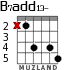 B7add13- para guitarra