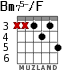 Bm75-/F para guitarra - versión 4