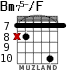 Bm75-/F para guitarra - versión 5