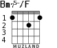 Bm75-/F para guitarra - versión 1