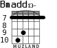 Bmadd13- para guitarra - versión 8