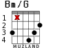 Bm/G para guitarra - versión 1