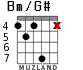 Bm/G# para guitarra - versión 2