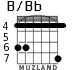 B/Bb para guitarra - versión 3