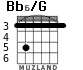 Bb6/G para guitarra - versión 2