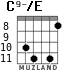 C9-/E para guitarra - versión 4
