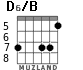 D6/B para guitarra - versión 5