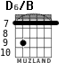 D6/B para guitarra - versión 7